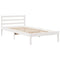 vidaXL Bookcase Bed without Mattress White 90x200 cm Solid Wood Pine