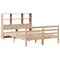 vidaXL Bookcase Bed without Mattress 140x200 cm Solid Wood Pine