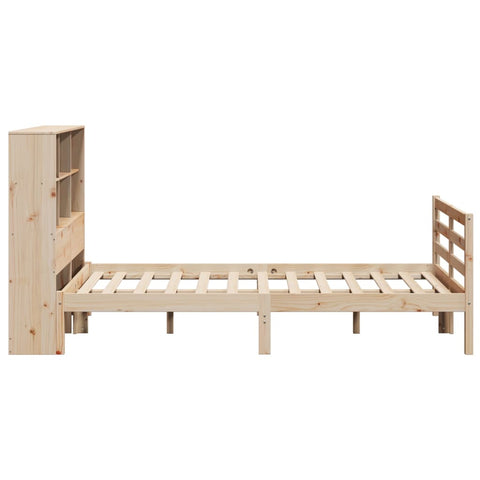 vidaXL Bookcase Bed without Mattress 140x200 cm Solid Wood Pine