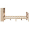 vidaXL Bookcase Bed without Mattress 140x200 cm Solid Wood Pine