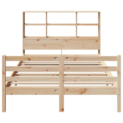 vidaXL Bookcase Bed without Mattress 160x200 cm Solid Wood Pine