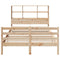 vidaXL Bookcase Bed without Mattress 160x200 cm Solid Wood Pine