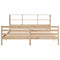 vidaXL Bookcase Bed without Mattress 200x200 cm Solid Wood Pine