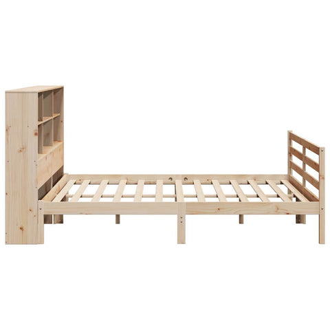 vidaXL Bookcase Bed without Mattress 200x200 cm Solid Wood Pine