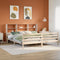 vidaXL Bookcase Bed without Mattress 200x200 cm Solid Wood Pine