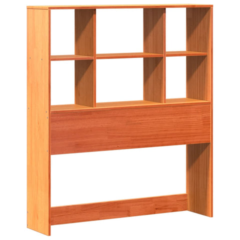 vidaXL Bookcase Bed without Mattress Wax Brown 90x190 cm Single Solid Wood
