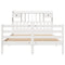 vidaXL Bookcase Bed without Mattress White 140x190 cm Solid Wood Pine