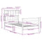 vidaXL Bookcase Bed without Mattress 90x200 cm Solid Wood Pine