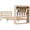 vidaXL Bookcase Bed without Mattress 100x200 cm Solid Wood Pine
