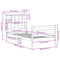 vidaXL Bookcase Bed without Mattress 100x200 cm Solid Wood Pine