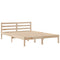 vidaXL Bookcase Bed without Mattress 140x200 cm Solid Wood Pine