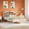 vidaXL Bookcase Bed without Mattress 140x200 cm Solid Wood Pine