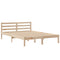 vidaXL Bookcase Bed without Mattress 160x200 cm Solid Wood Pine