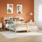 vidaXL Bookcase Bed without Mattress 180x200 cm Super King Solid Wood Pine