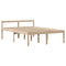 vidaXL Bookcase Bed without Mattress 140x200 cm Solid Wood Pine