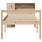 vidaXL Bookcase Bed without Mattress 100x200 cm Solid Wood Pine