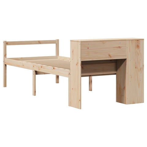 vidaXL Bookcase Bed without Mattress 100x200 cm Solid Wood Pine