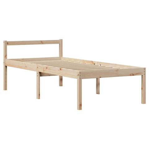 vidaXL Bookcase Bed without Mattress 100x200 cm Solid Wood Pine