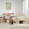 vidaXL Bookcase Bed without Mattress 100x200 cm Solid Wood Pine