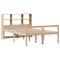 vidaXL Bookcase Bed without Mattress 120x190 cm Small Double Solid Wood Pine