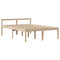 vidaXL Bookcase Bed without Mattress 120x190 cm Small Double Solid Wood Pine