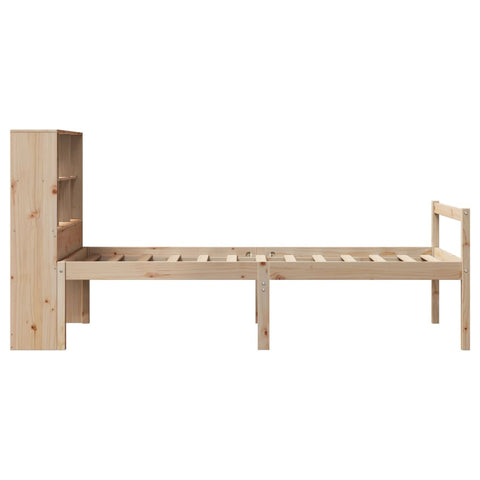 vidaXL Bookcase Bed without Mattress 100x200 cm Solid Wood Pine
