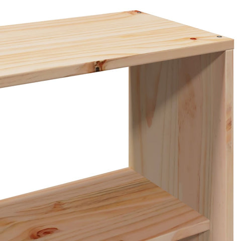 vidaXL Bookcase Bed without Mattress 140x200 cm Solid Wood Pine