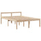 vidaXL Bookcase Bed without Mattress 140x190 cm Solid Wood Pine