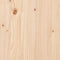 vidaXL Bookcase Bed without Mattress 140x190 cm Solid Wood Pine