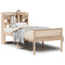 vidaXL Bookcase Bed without Mattress 100x200 cm Solid Wood Pine