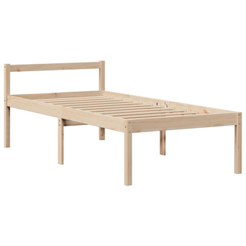 vidaXL Bookcase Bed without Mattress 100x200 cm Solid Wood Pine