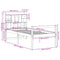 vidaXL Bookcase Bed without Mattress 100x200 cm Solid Wood Pine