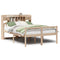 vidaXL Bookcase Bed without Mattress 140x200 cm Solid Wood Pine