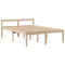 vidaXL Bookcase Bed without Mattress 140x200 cm Solid Wood Pine