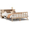 vidaXL Bookcase Bed without Mattress 120x190 cm Small Double Solid Wood Pine