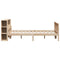 vidaXL Bookcase Bed without Mattress 160x200 cm Solid Wood Pine