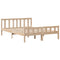 vidaXL Bookcase Bed without Mattress 160x200 cm Solid Wood Pine