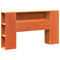 vidaXL Bookcase Bed without Mattress Wax Brown 150x200 cm King Size Solid Wood