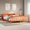 vidaXL Bookcase Bed without Mattress Wax Brown 180x200 cm Super King Solid Wood