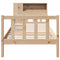 vidaXL Bookcase Bed without Mattress 90x190 cm Single Solid Wood Pine
