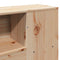 vidaXL Bookcase Bed without Mattress 90x190 cm Single Solid Wood Pine