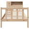 vidaXL Bookcase Bed without Mattress 100x200 cm Solid Wood Pine