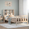 vidaXL Bookcase Bed without Mattress 90x190 cm Single Solid Wood Pine