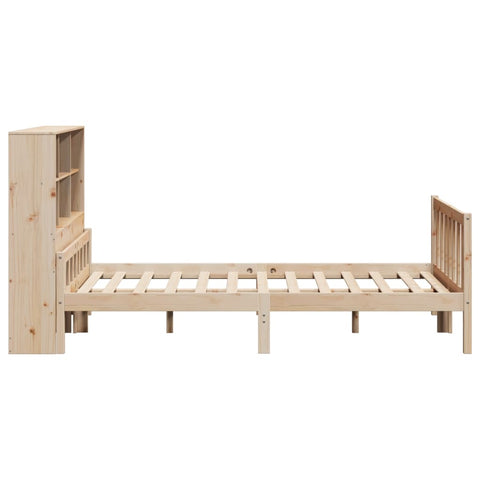 vidaXL Bookcase Bed without Mattress 120x190 cm Small Double Solid Wood Pine