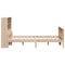 vidaXL Bookcase Bed without Mattress 120x190 cm Small Double Solid Wood Pine