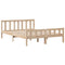 vidaXL Bookcase Bed without Mattress 120x190 cm Small Double Solid Wood Pine