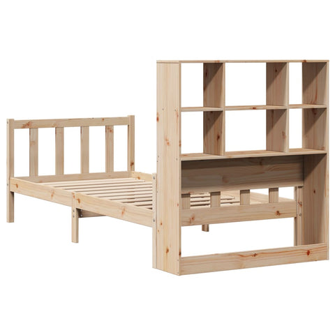 vidaXL Bookcase Bed without Mattress 100x200 cm Solid Wood Pine
