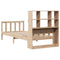 vidaXL Bookcase Bed without Mattress 100x200 cm Solid Wood Pine