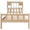 vidaXL Bookcase Bed without Mattress 100x200 cm Solid Wood Pine