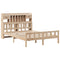 vidaXL Bookcase Bed without Mattress 160x200 cm Solid Wood Pine